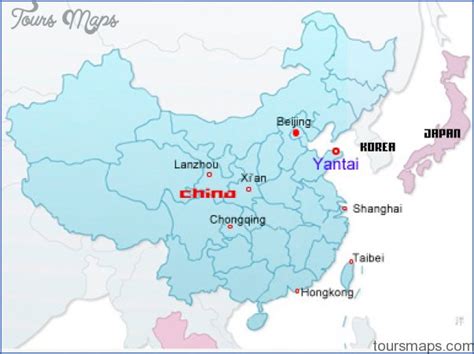 Yantai Map - ToursMaps.com