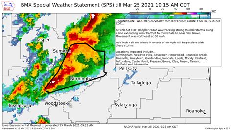 Another Strong Storm Affecting Jefferson County : The Alabama Weather Blog