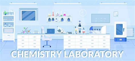 Chemistry laboratory banner flat vector template 1815306 Vector Art at Vecteezy