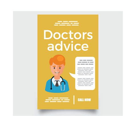 medical advice poster ai eps vector | UIDownload