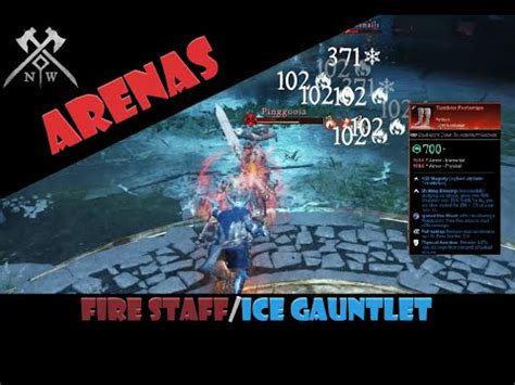 New World PvP - Tumbler Feetwraps Artifact - Fire Staff/Ice Gauntlet ...