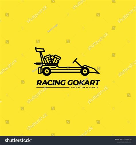 Custom Built Racing Go Kart Logo Stock Vector (Royalty Free) 2253715135 ...