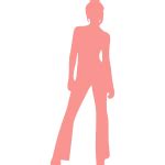 Girl in jacket | Free SVG