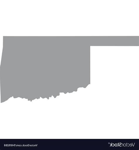 Oklahoma Outline Vector at Vectorified.com | Collection of Oklahoma ...