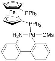 Methanesulfonato[1,1'-bis(diphenylphosphino)ferrocene)](2'-amino-1,1'-biphenyl-2-yl)palladium(II ...