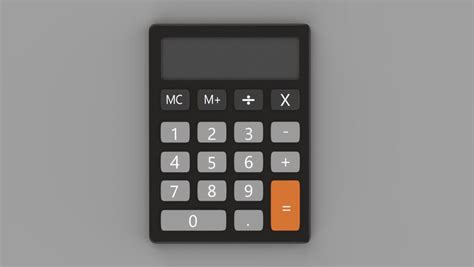 Calculator 3D Model