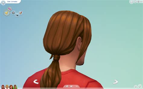 Sims 4 Male Ponytail Hair Maxis Match - 2024 HairStyles Ideas