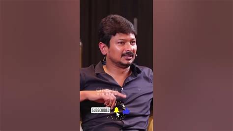 Udhayanidhi Stalin about his speeches | Father M. K. Stalin ...