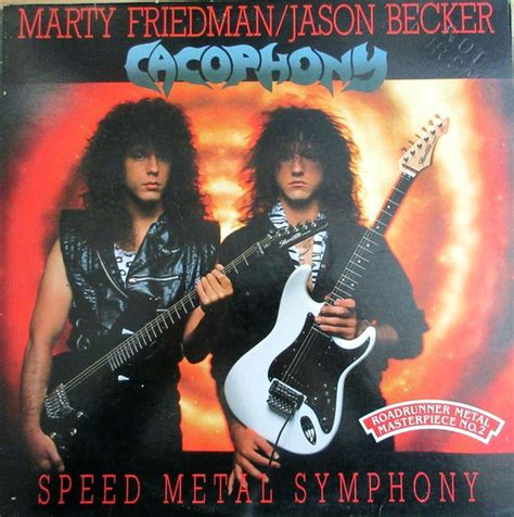 Marty Friedman / Jason Becker, Cacophony - Speed Metal Symphony (1987, Vinyl) | Discogs