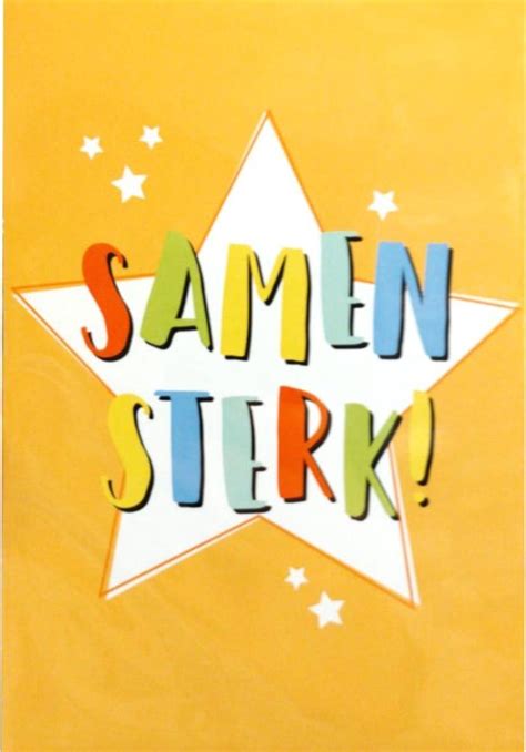 Wenskaart - Samen Sterk - 015 - Samen sterk! | bol