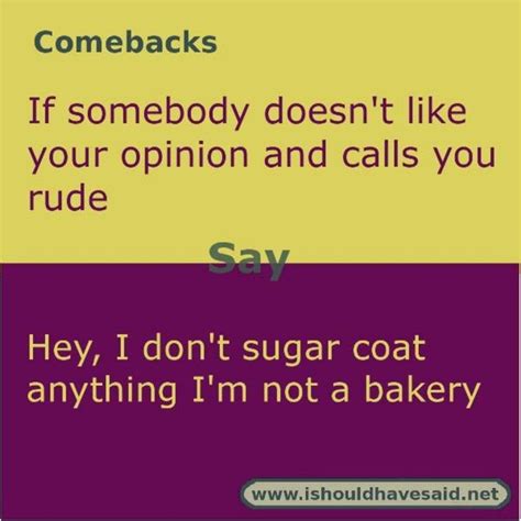 25 hilarious comebacks - SO LIFE QUOTES | Sarcasm comebacks, Funny insults and comebacks, Witty ...