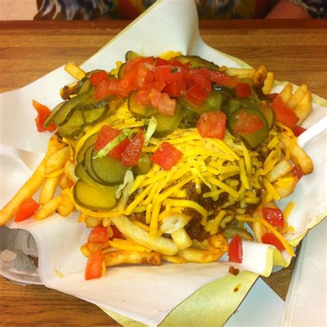 Chili cheese fries from The Hat | Chili cheese fries, Food, Appetizers