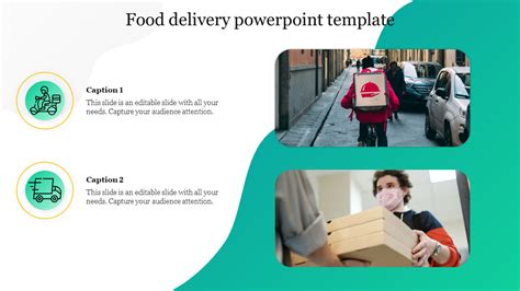 Enrich your Food Delivery PowerPoint Template Themes