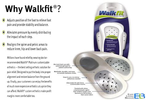 WalkFit Platinum Orthotic Inserts: The Safest Means of Relieving Pain