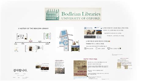 A HISTORY OF THE BODLEIAN LIBRARY by 민지 안