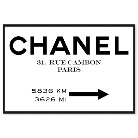 Couture Road Sign Minimalist I | Wall Art by Oliver Gal