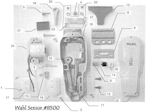 Wahl Clipper Parts Diagram - Wiring Diagram Pictures