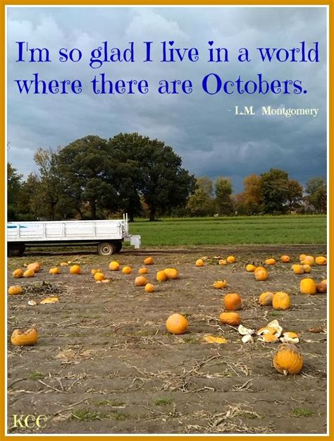 Country Sayings: Fall Quote Meme by L.M. Montgomery - October - Kids ...