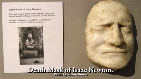 Sir Isaac Newton_s death mask.