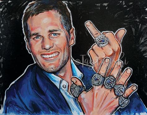 Tom Brady's 6th Superbowl win Art Print Wall Decor | Etsy