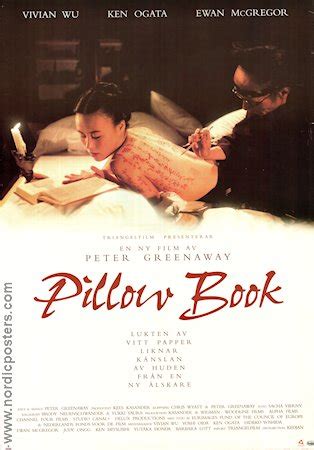 THE PILLOW BOOK Movie poster 1995 original NordicPosters