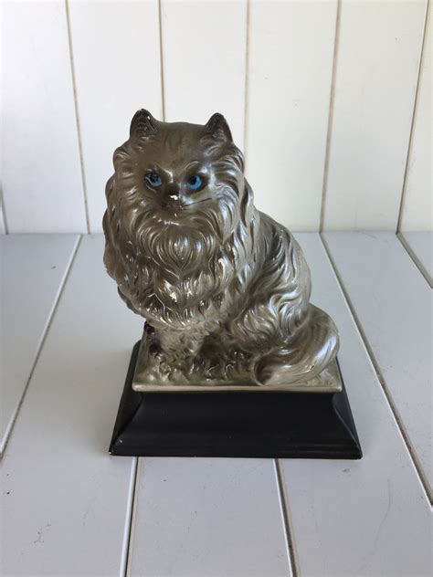 Vintage Cat Figurine Cat Statue Cat Decor Collectable - Etsy