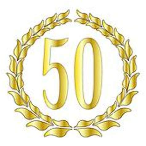 Download High Quality anniversary clipart 50th Transparent PNG Images ...