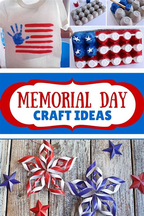 Get your craft on this Memorial day. | Memorial day activities, Happy memorial day, Memorial day