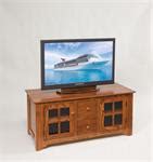 Amish 50" Flush Mission TV Stand with Drawers