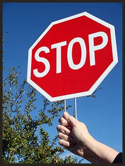 Stop Slow Safety Paddles | Reflective Hand Held Stop Signs