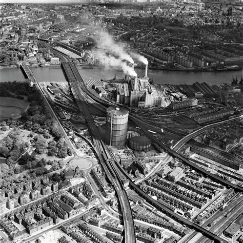 29 Majestic Historical Photos Of Britain From Above in 2020 | Battersea ...