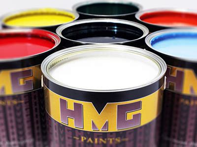 HMG Paints Tins Cover Image by Stephen Dyson on Dribbble