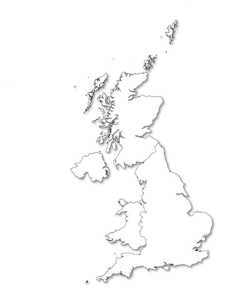 Map United Kingdom Printable | Francesco Printable