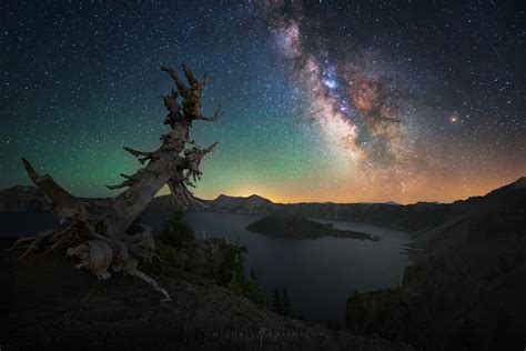 Crater Lake Milky Way - Michael Shainblum Photography