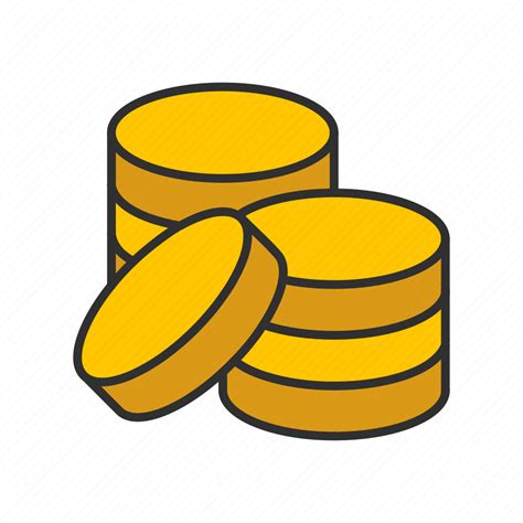 Coins, gold coins, money, pile of coins icon - Download on Iconfinder