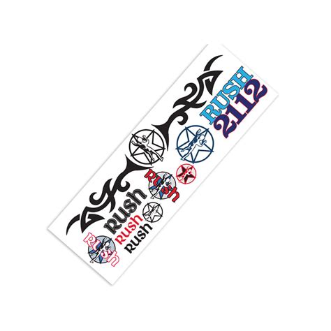 Rush Temporary Tattoos | Shop the RUSH Backstage Official Store