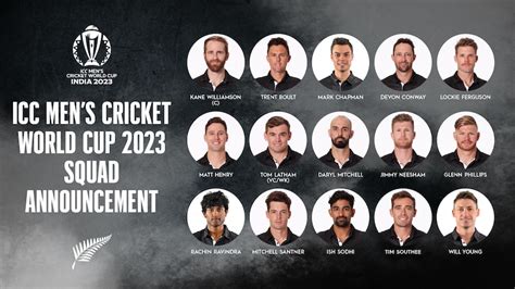 NZ Cricket World Cup Squad Announced in Endearing Way