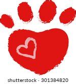 Paw Prints Heart Pink Free Stock Photo - Public Domain Pictures
