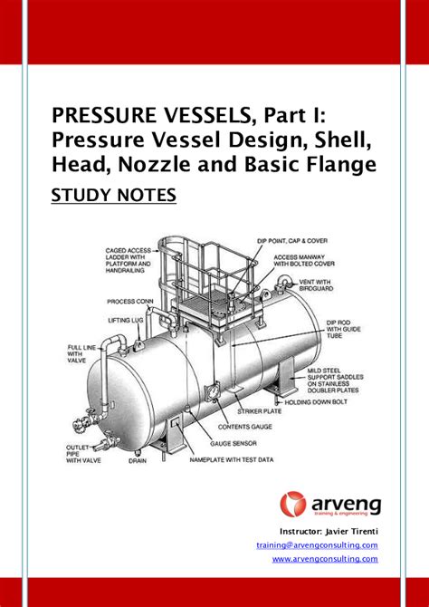 (PDF) PRESSURE VESSELS, Part I: Pressure Vessel Design, Shell, Head, Nozzle and Basic Flange ...