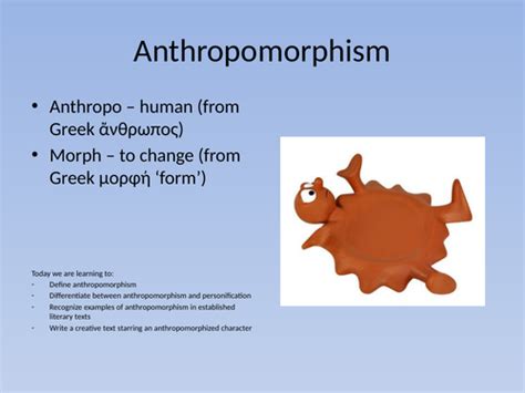 Personification/anthropomorphism examples PPT | Teaching Resources