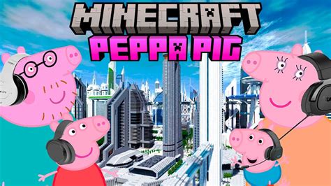 Peppa Pig Play Minecraft Compilation - YouTube