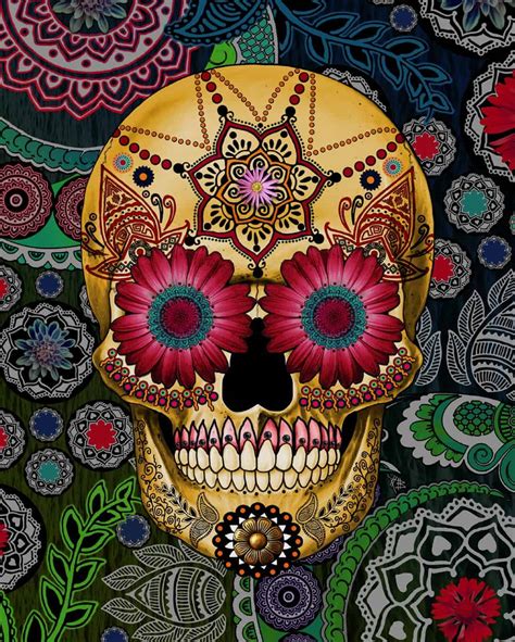 List 96+ Wallpaper Color Sugar Skull Tattoo Stunning 10/2023