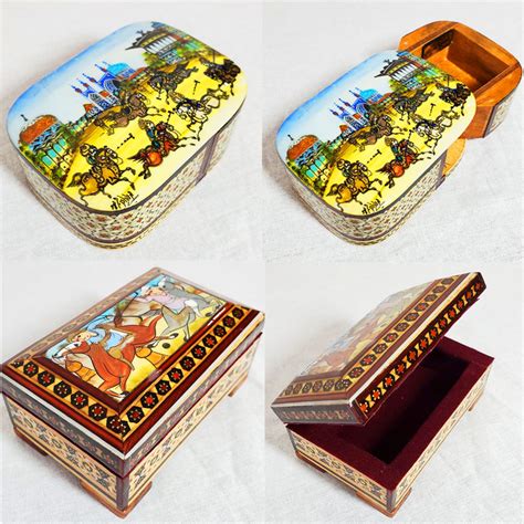 Khatam Jewelry Box - Persica Craft | Persian Handicrafts