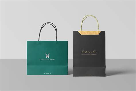 Paper shopping bags design :: Behance