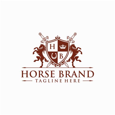 Horse Brand Logo 16277947 Vector Art at Vecteezy