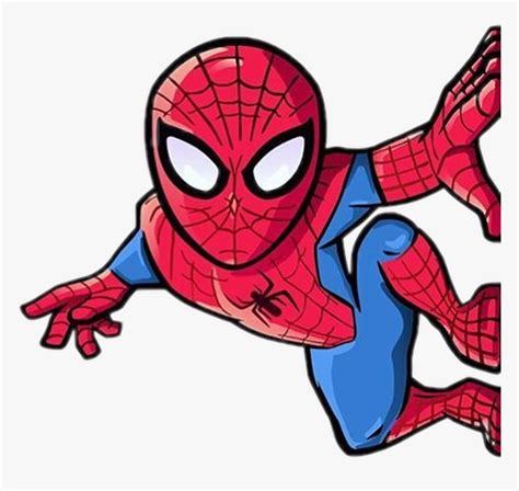 Spiderman Sticker Clipart , Png Download - Spiderman Cartoon Hd Png, Transparent Png - kindpng