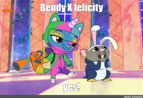 Meme: "Bendy X felicity yes!" - All Templates - Meme-arsenal.com