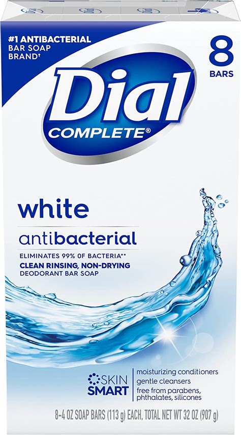 Dial Antibacterial Deodorant Bar Soap, 8-Pack