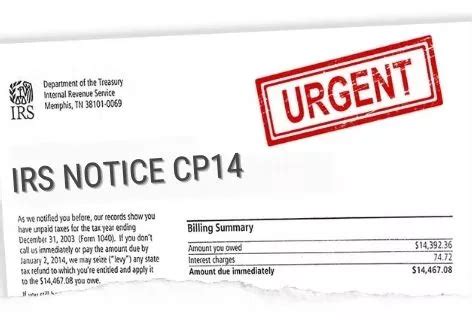 IRS Notice CP14: What It Means and How to Respond - Rush