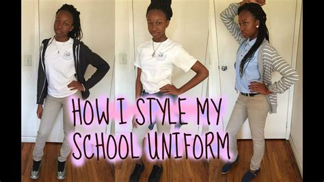 HOW I STYLE MY SCHOOL UNIFORM - YouTube